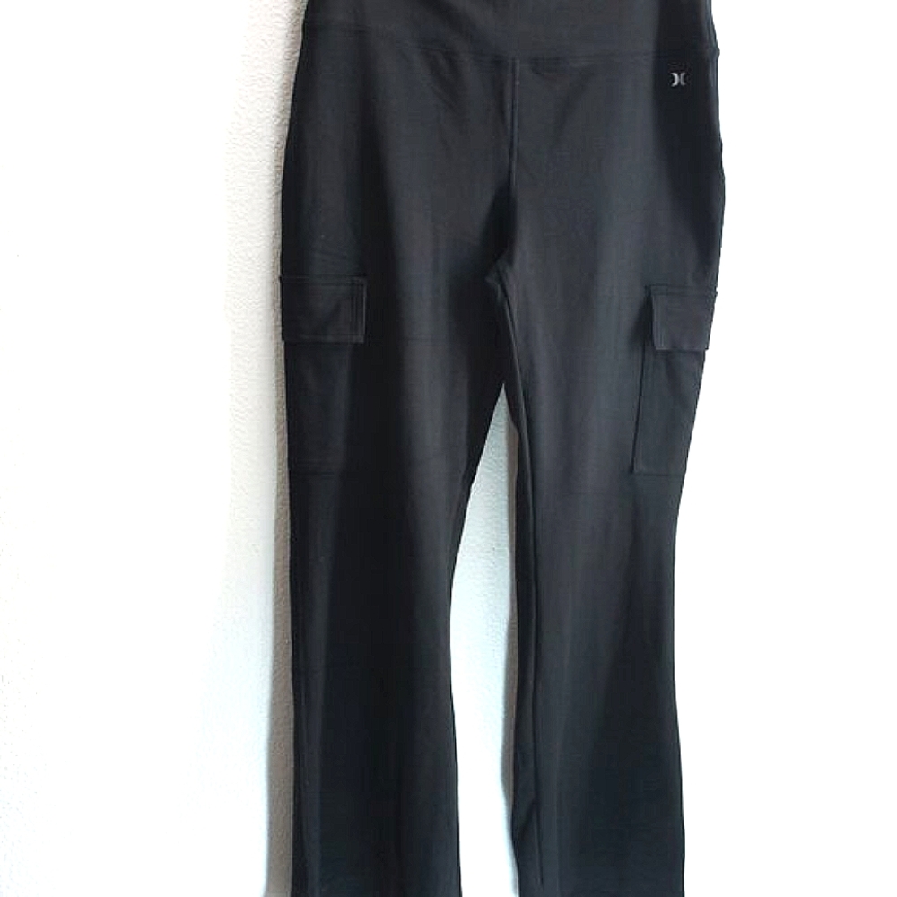 Womens Hurley black pull on cargo joggers size XL  NWOTS